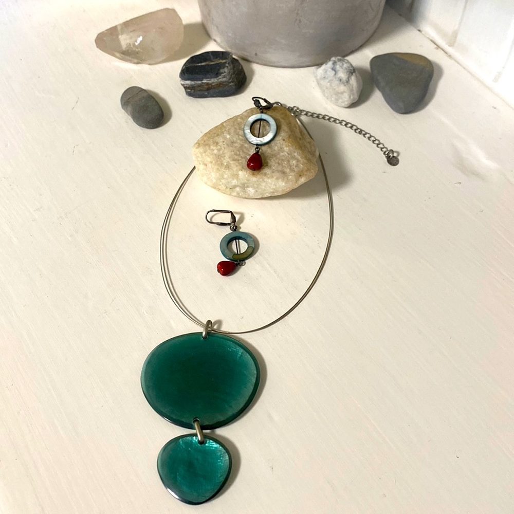 MH Mary Hilton Culture Necklace & Earrings